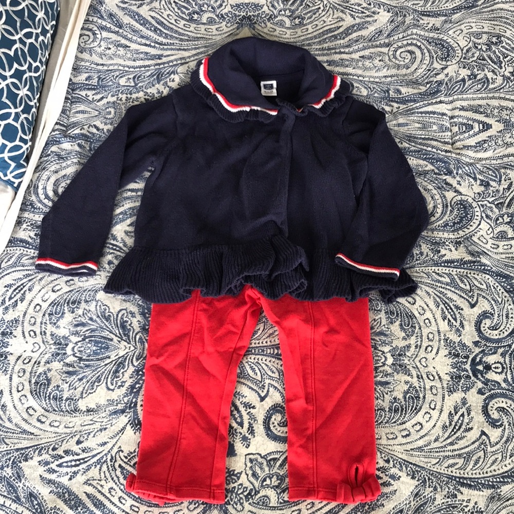 A sweater with matching pants